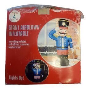 Trim A Home Giant Airblown Inflatable Toy Soldier – 8 Feet Tall – Lights Up!